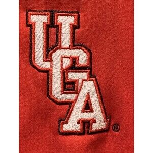 RARE "UGA" Embroidered Logo Knights Apparel Jacket Full Zip Fleece Lined Medium